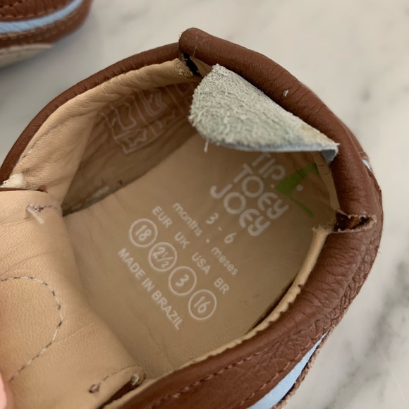 Tip Toey Joey Leather Baby 3-6 Months Shoes NWT - Picture 5 of 6